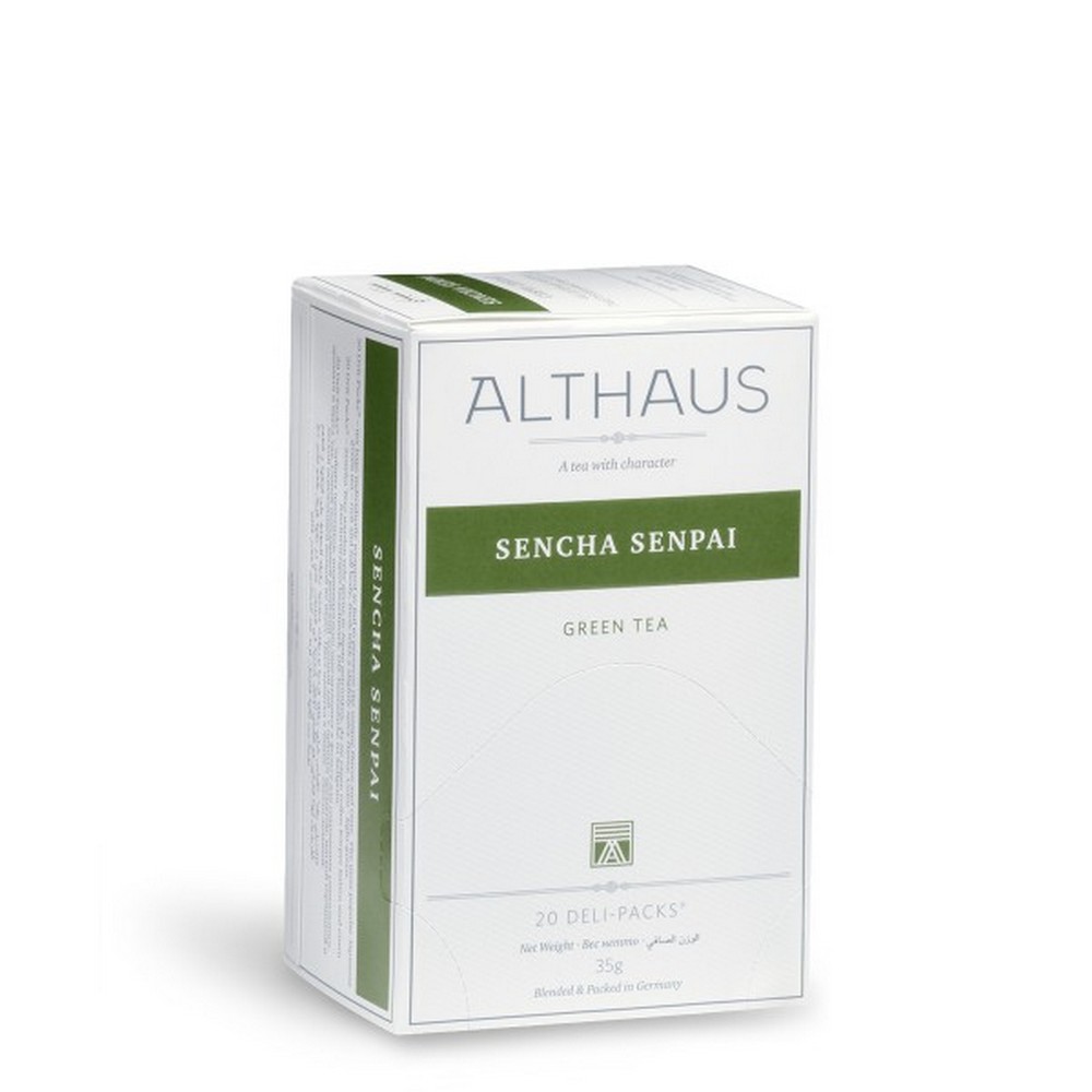 Чай ALTHAUS Deli Packs Sencha Senpai 20 x 1.75g - фото 1