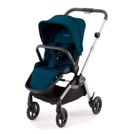 Коляска 2 в 1 Recaro Sadena шасси Silver Select Teal Green