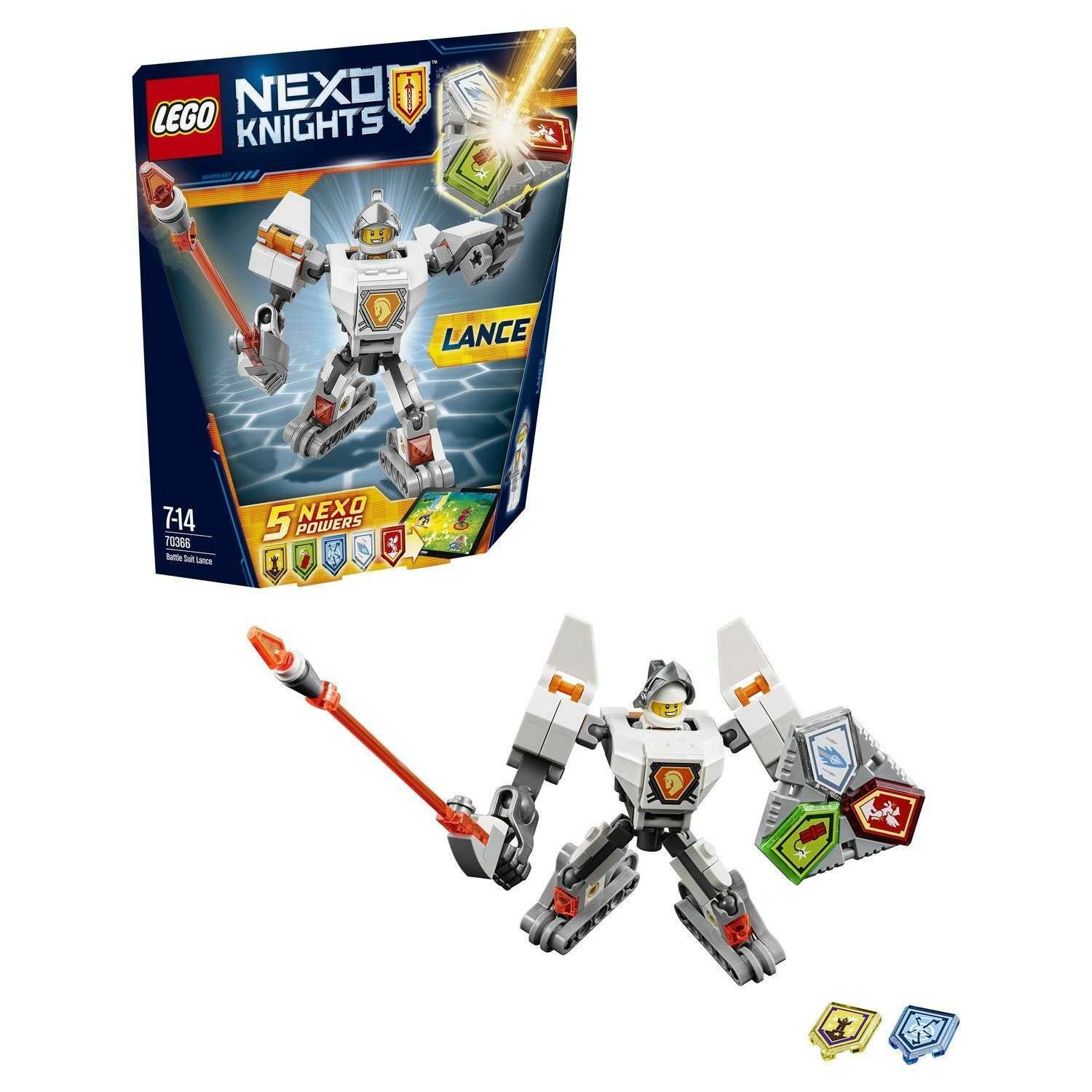 Конструктор LEGO Nexo Knights Боевые доспехи Ланса (70366) - фото 1