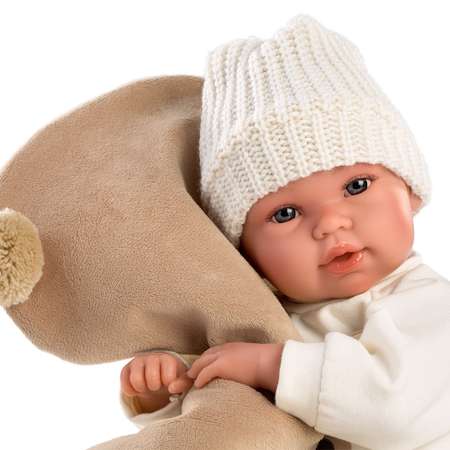 Кукла LLORENS младенец Осито 36 см в коричневом со звуком