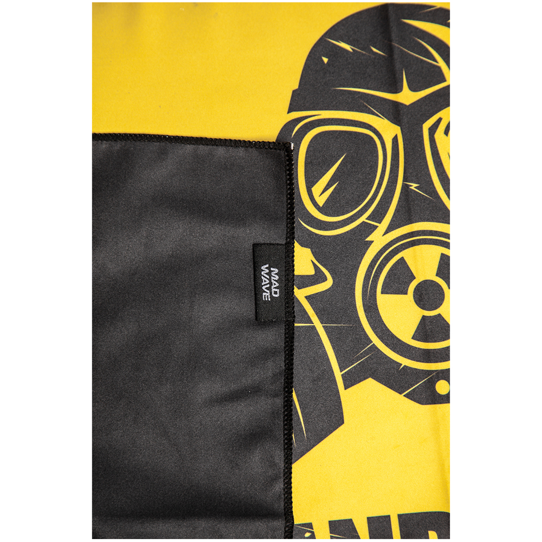 Полотенце из микрофибры Mad Wave Microfiber towel Pandemic M0761 05 1 06W желтое 40х80 см - фото 4