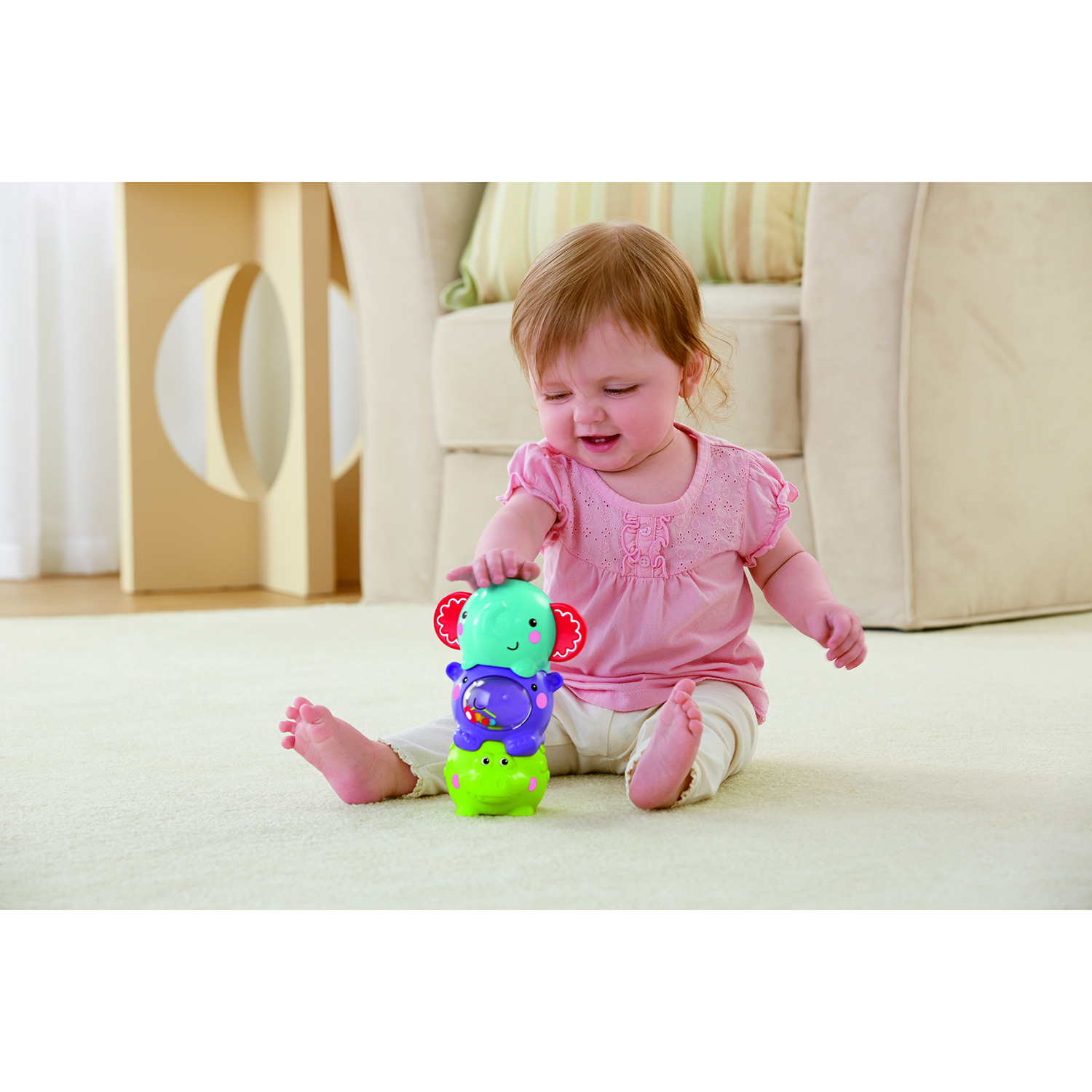 Игрушки-кубики Fisher Price Животные из тропического леса - фото 9