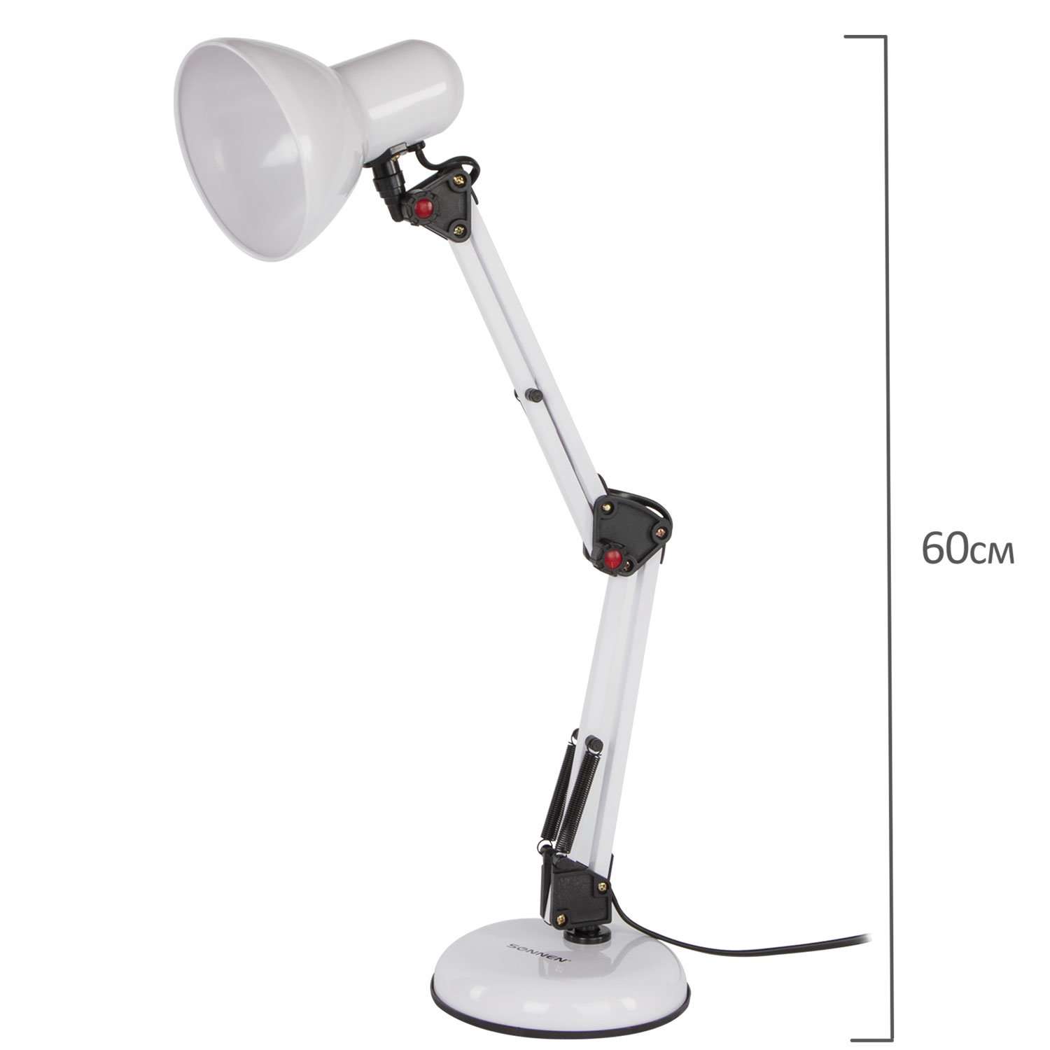 Лампа настольная Sonnen светильник для рабочего стола светодиодный подставка струбцина - фото 10
