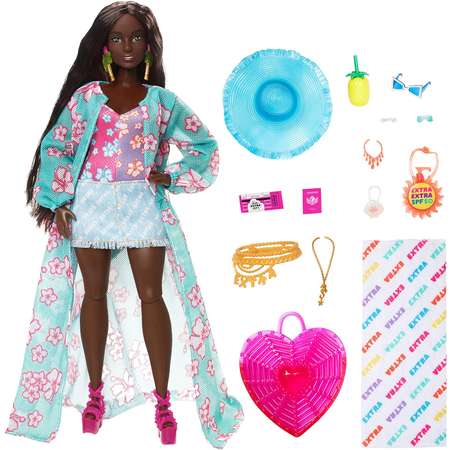 Кукла Barbie Extra Fly Барби в пляжной одежде HPB14