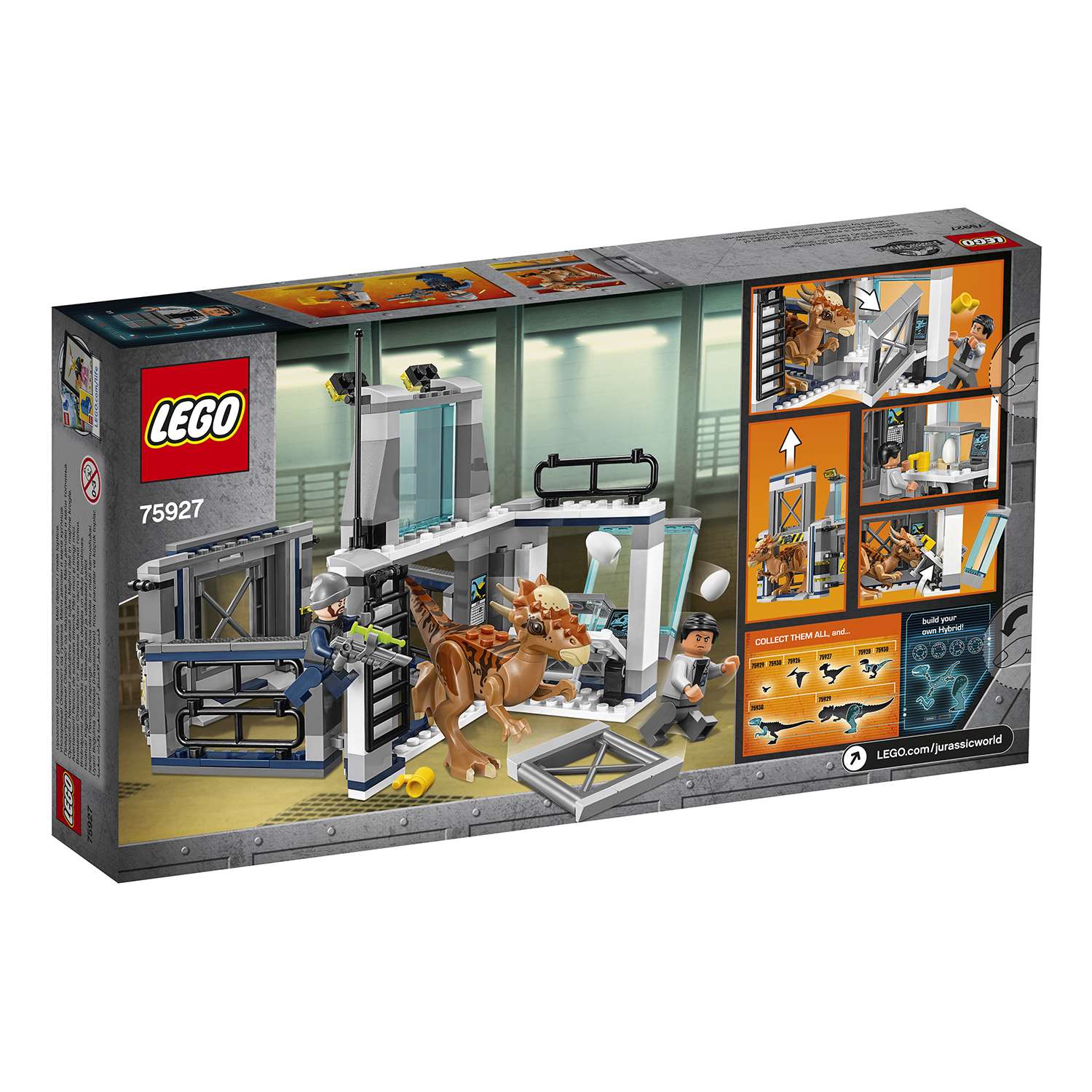 Конструктор LEGO Jurassic World Побег стигимолоха из лаборатории 75927 - фото 3