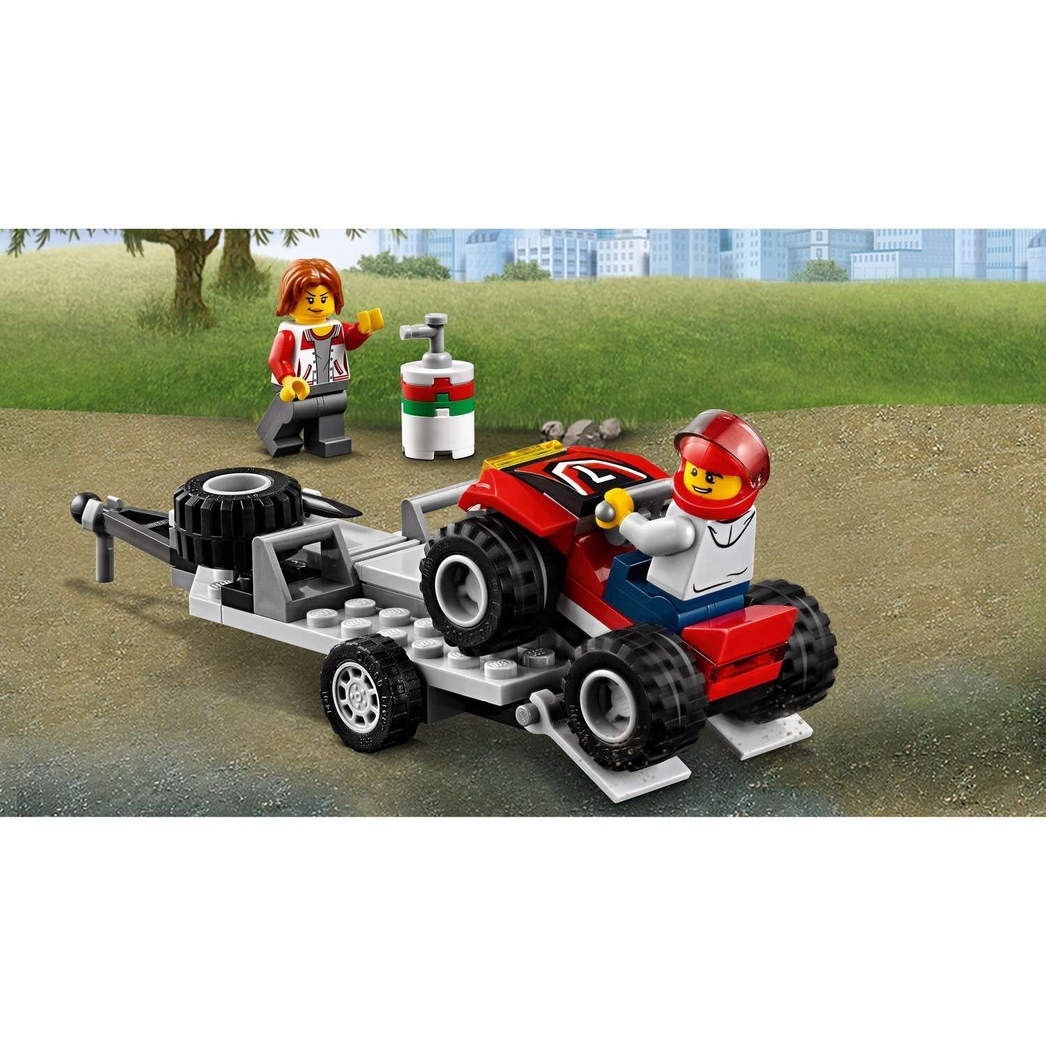 Конструктор LEGO City Great Vehicles Гоночная команда (60148) - фото 7