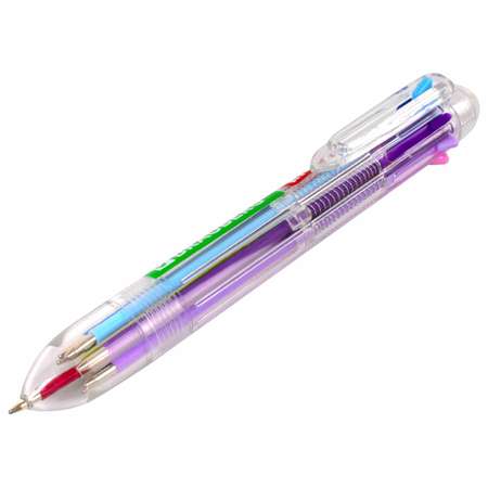 Ручка многоцветная Brauberg шариковая автоматическая 8 цветов