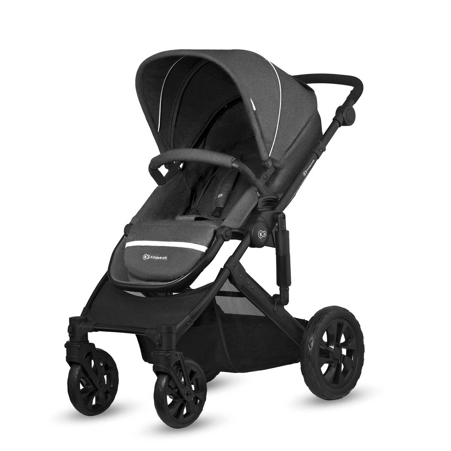 Коляска 3в1 Kinderkraft Prime Lite black - фото 5