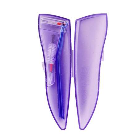 Набор для полости рта Curaprox ортодонтический для гигиенического ухода с держателем UHS 470 фиолетовый