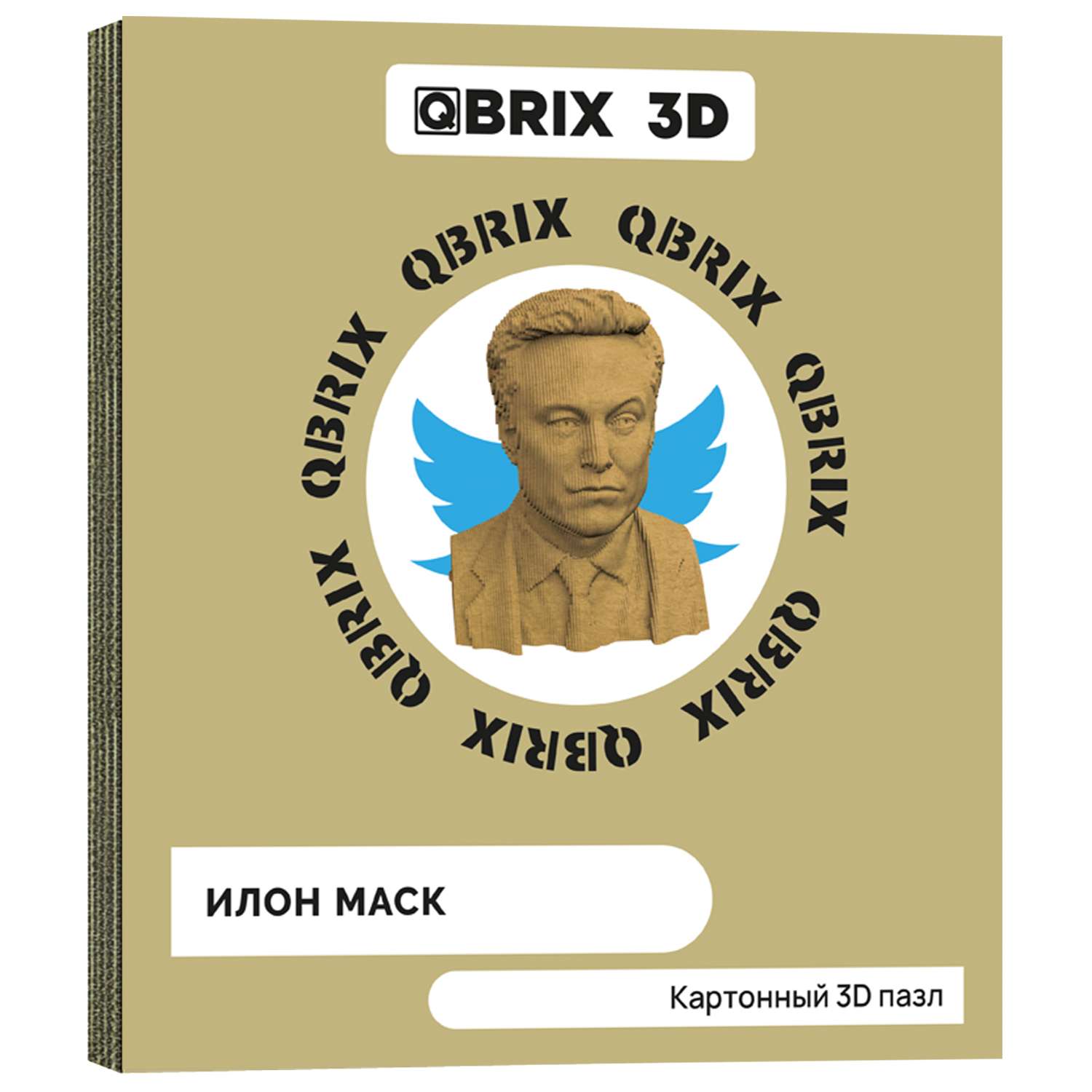 Конструктор QBRIX 3D картонный Илон Маск 20027 20027 - фото 1
