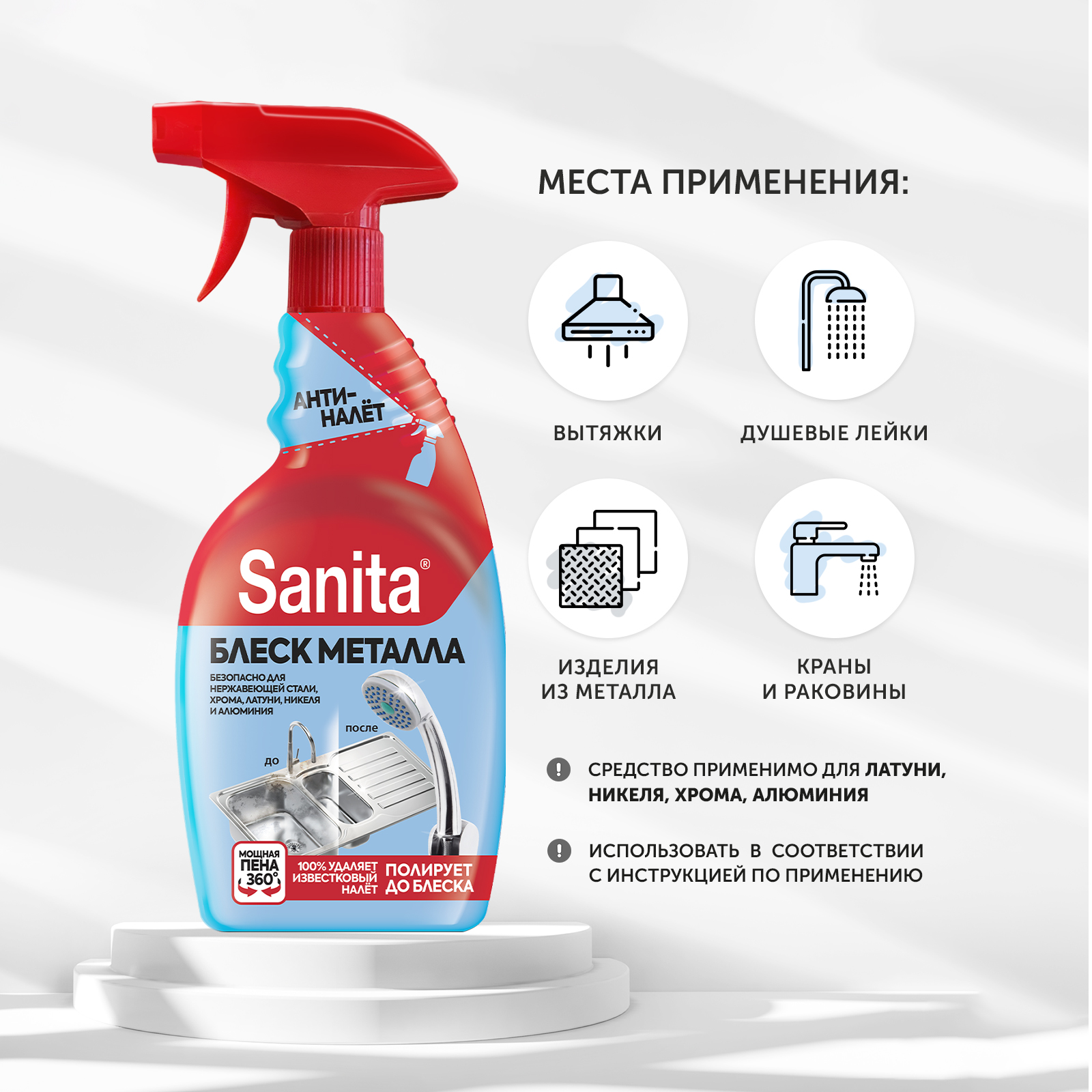 Спрей Sanita 500 мл по 2 шт - фото 2