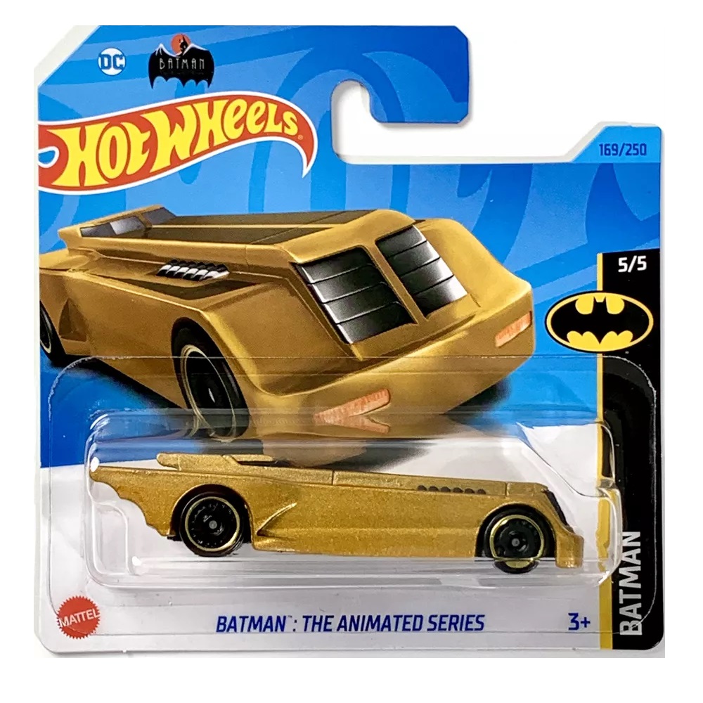 Автомобиль Hot Wheels BATMAN золотой 63194 - фото 2