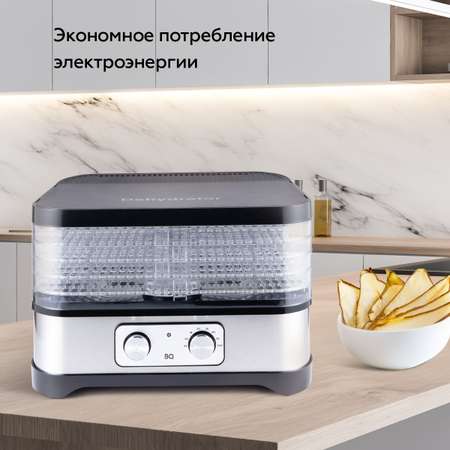 Сушилка для овощей и фруктов BQ FD1000 Black-steel