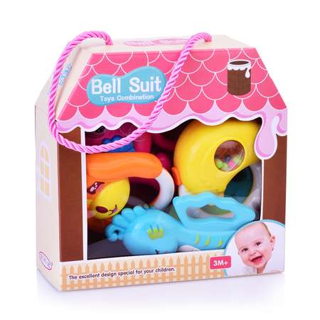 Погремушки для новорожденных Ural Toys 7 штук в подарочной коробке