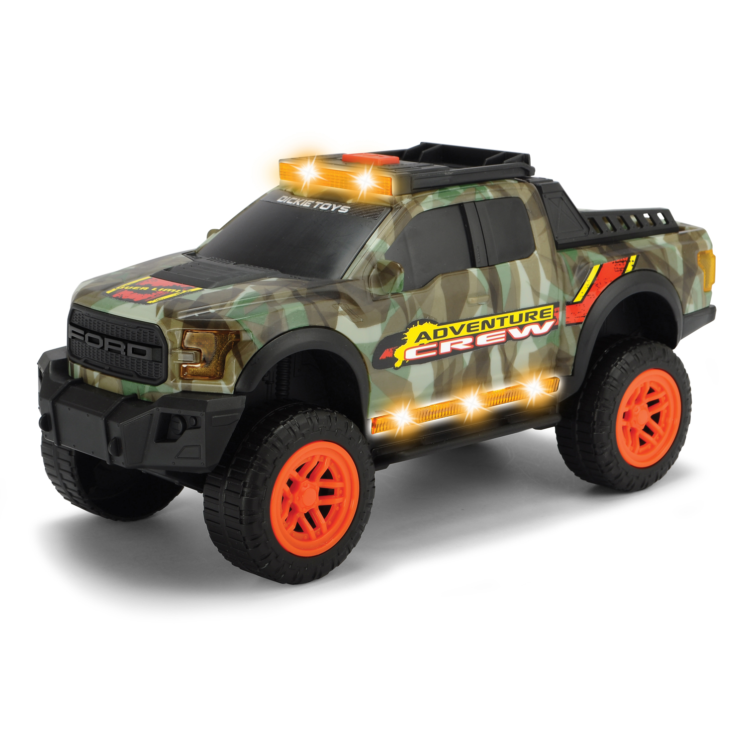 Машинка Dickie Adventure Ford F150 Raptor Уникальный камуфляж 3756001 3756001 - фото 4