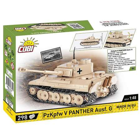 Конструктор COBI Немецкий танк Пантера PzKpfw V Panther Ausf G 298 деталей