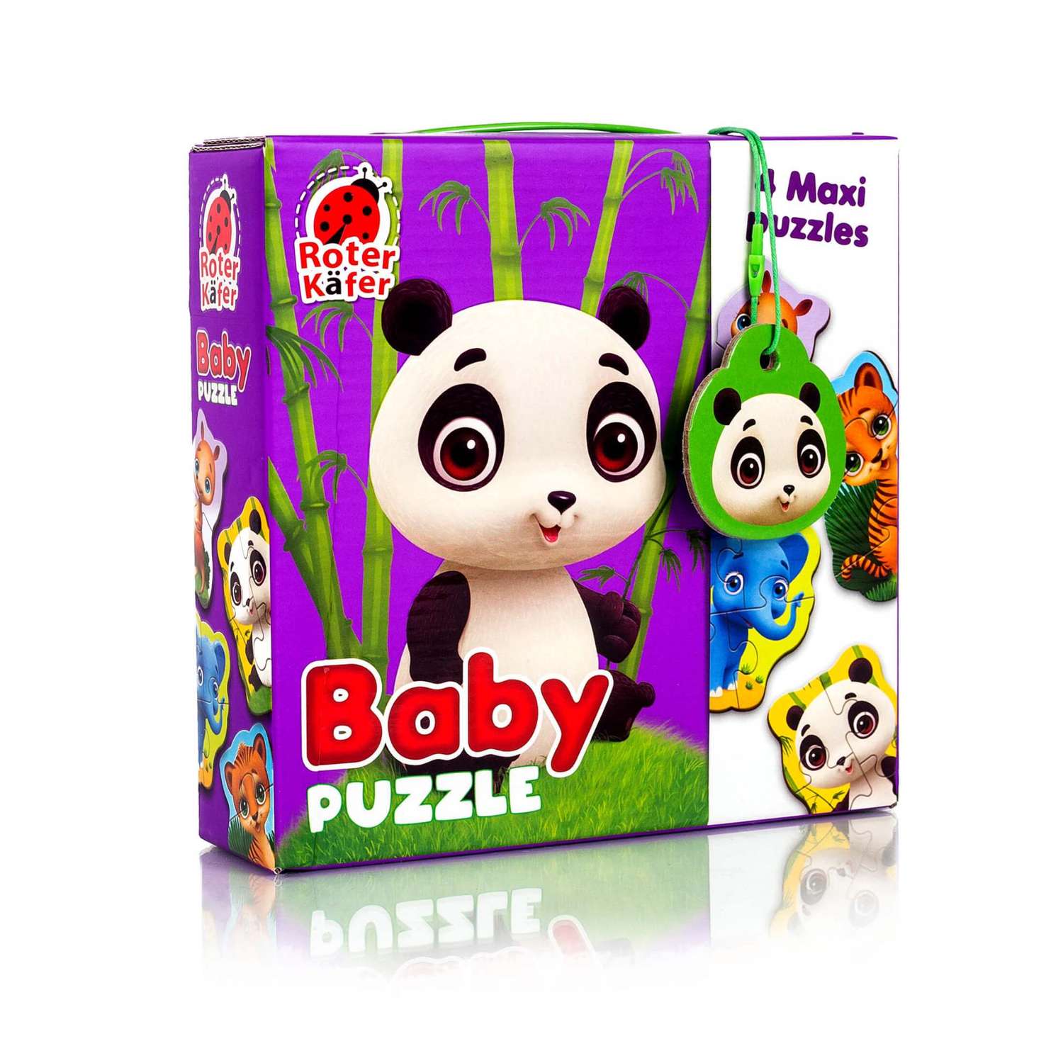 Набор пазлов Roter Kafer для малышей Baby puzzle MAXI Зоопарк - фото 1