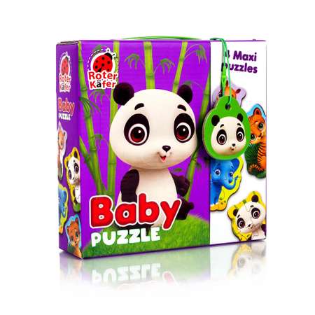 Набор пазлов Roter Kafer для малышей Baby puzzle MAXI Зоопарк