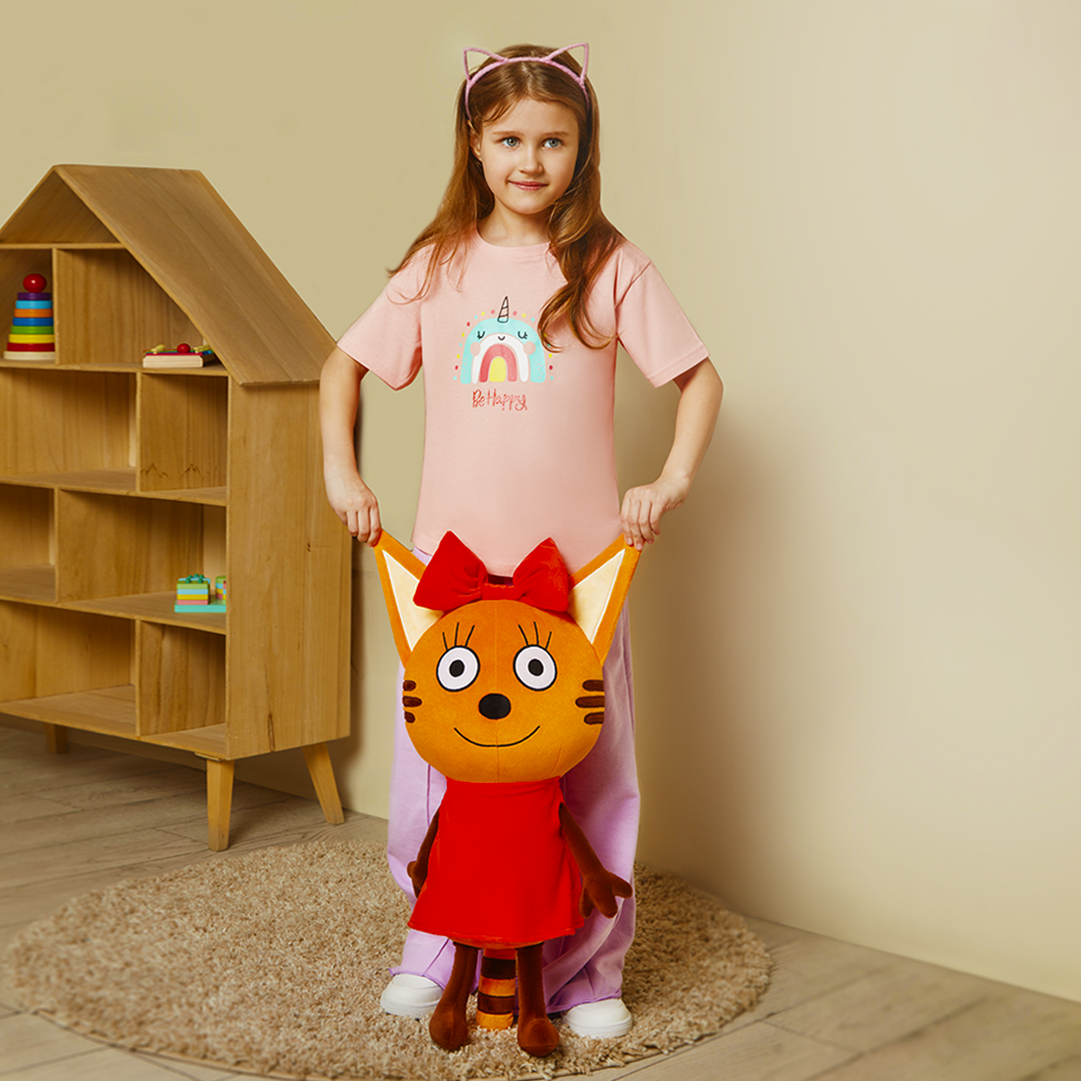 Мягкая игрушка TOTTY TOYS Три кота Карамелька 60 см - фото 5