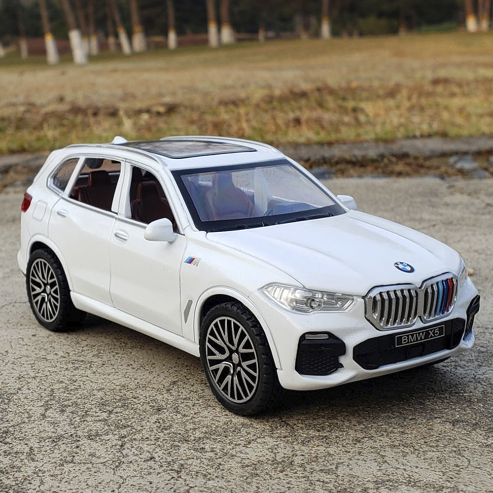 Коллекционная машинка WiMI металлический инерционный джип белый BMW X5 M/BMW 149732213 - фото 5