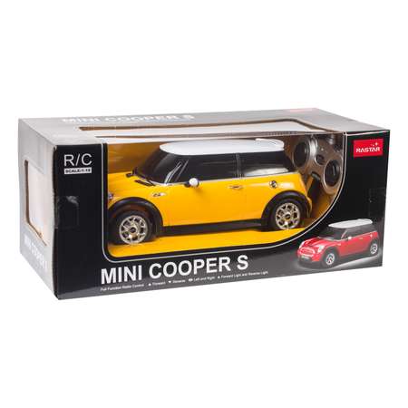 Машинка р/у Rastar MINICOOPERS 1:18 желтая