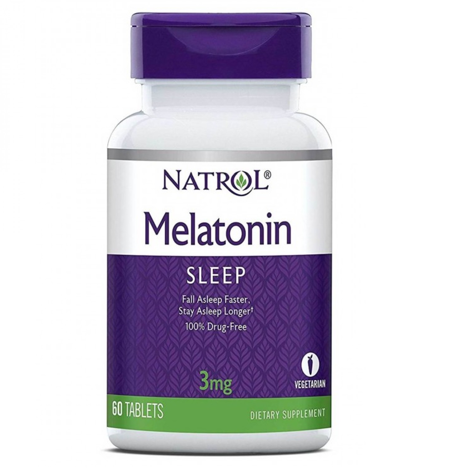 Natrol Melatonin 3мг 60 таблеток Биологически активная добавка - фото 1