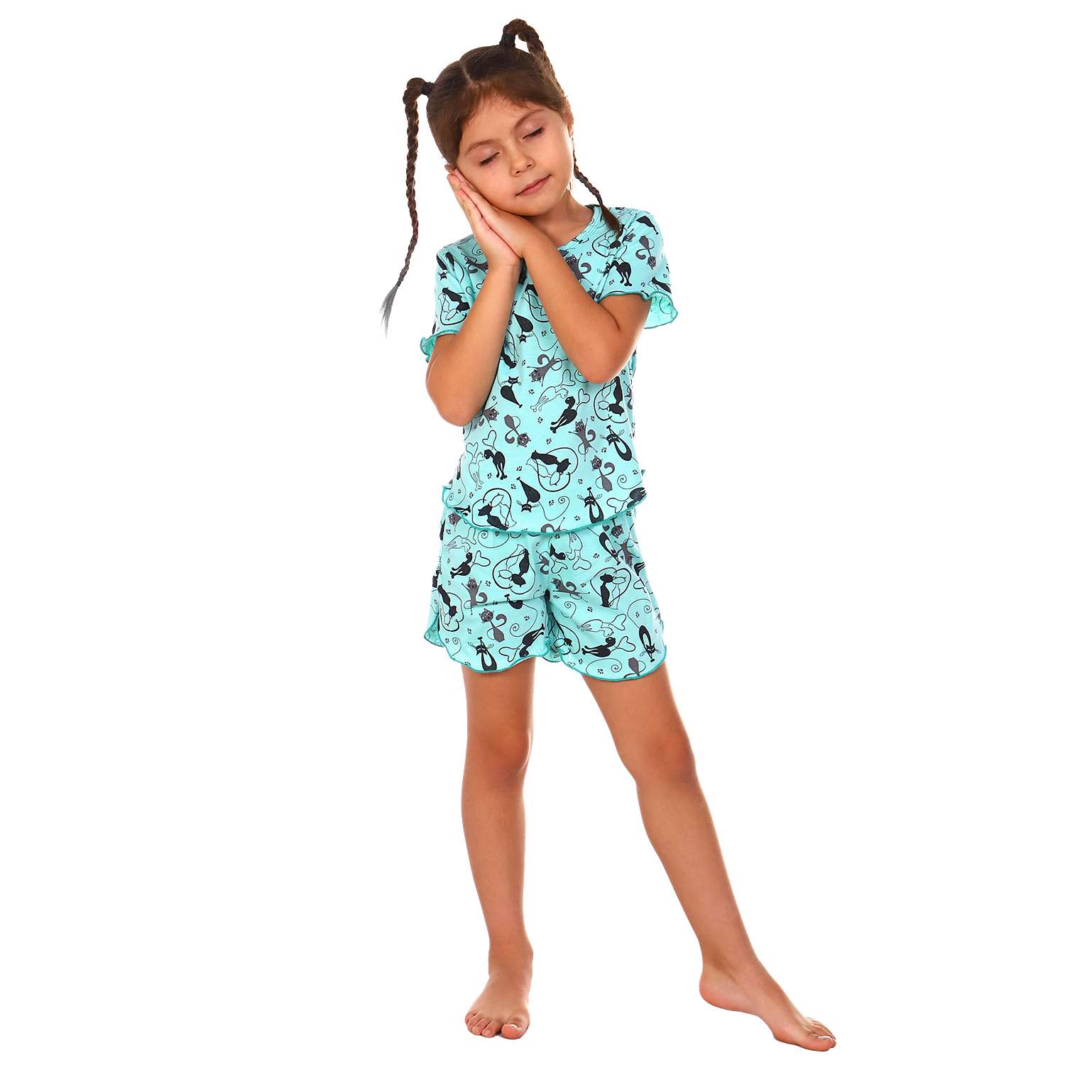 Пижама Детская Одежда 0410КД2/мятный2 - фото 2