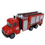 Пожарная машина BalaToys с металлической кабиной и поворотными деталями