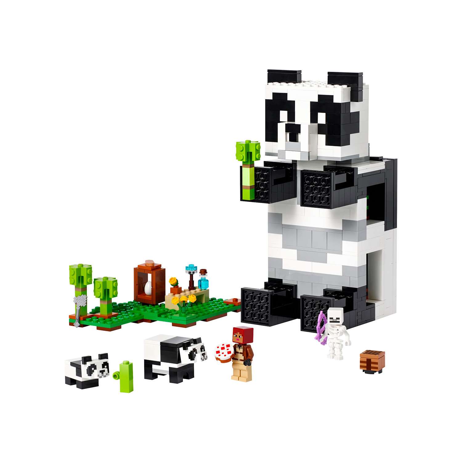Конструктор детский LEGO Minecraft Дом Панды 21245 - фото 3
