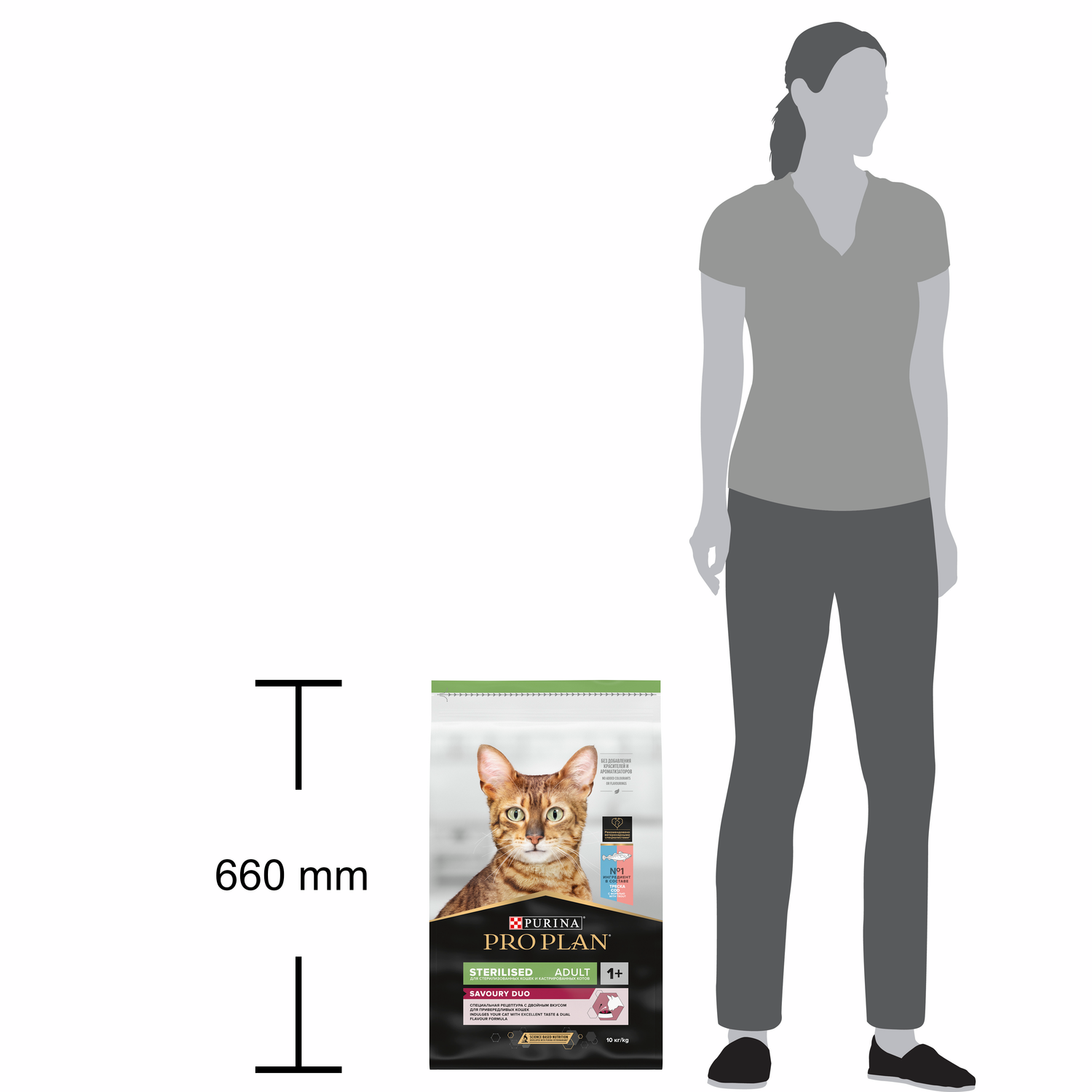 Корм для кошек PRO PLAN стерилизованных форель и треска 10кг - фото 17