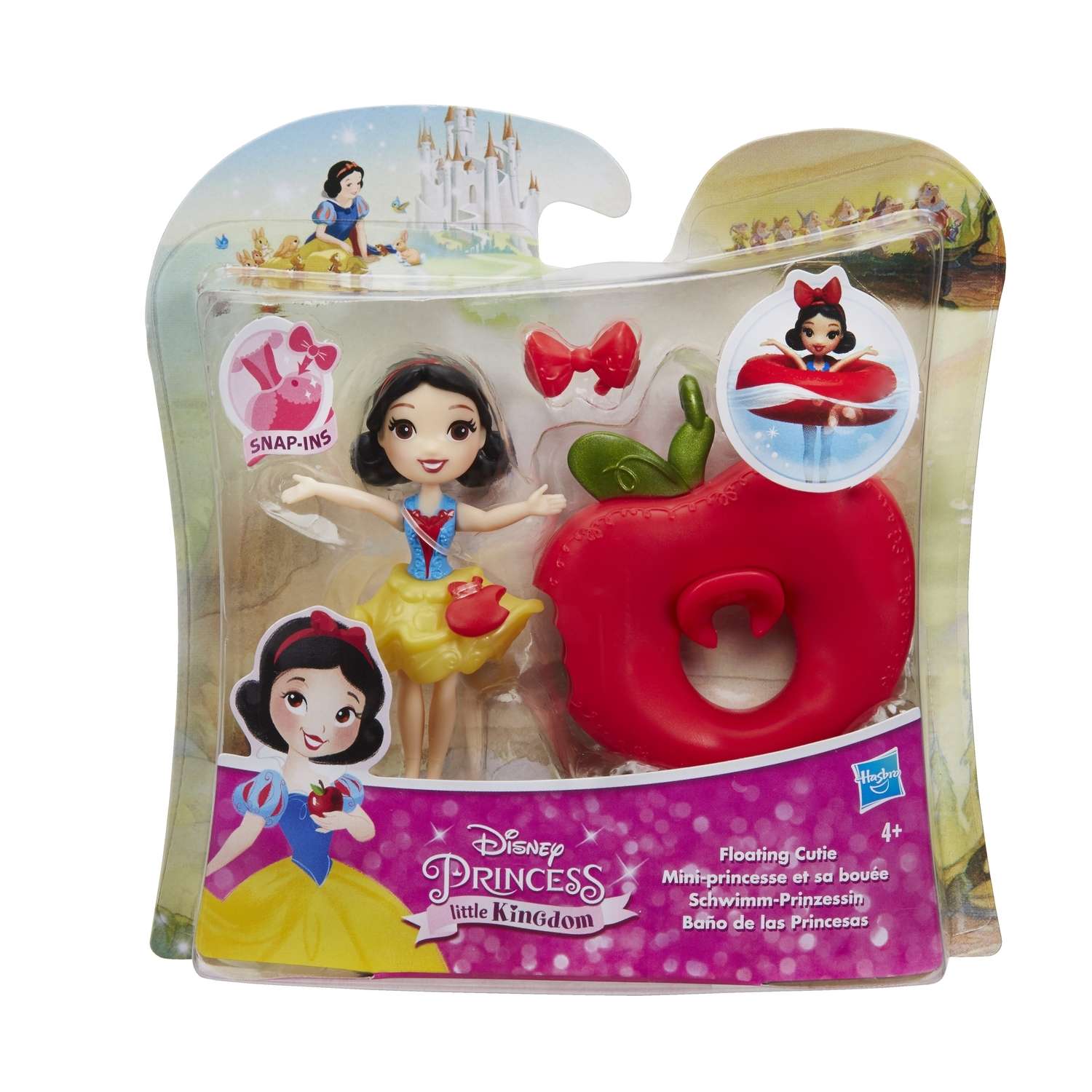 Мини-кукла Princess Hasbro плавающая на круге Белоснежка B8937EU40 B8966EU4 - фото 2