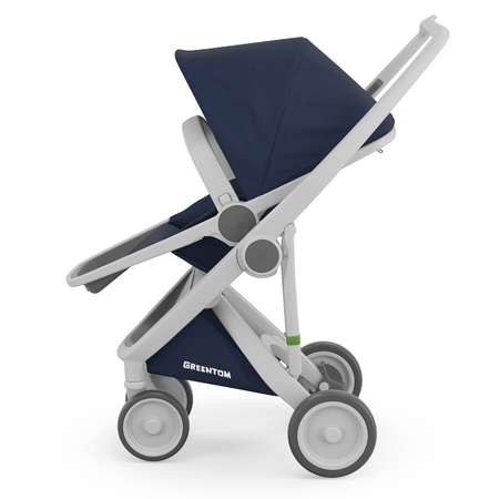 Коляска прогулочная Greentom Reversible Grey-Blue A+B+D