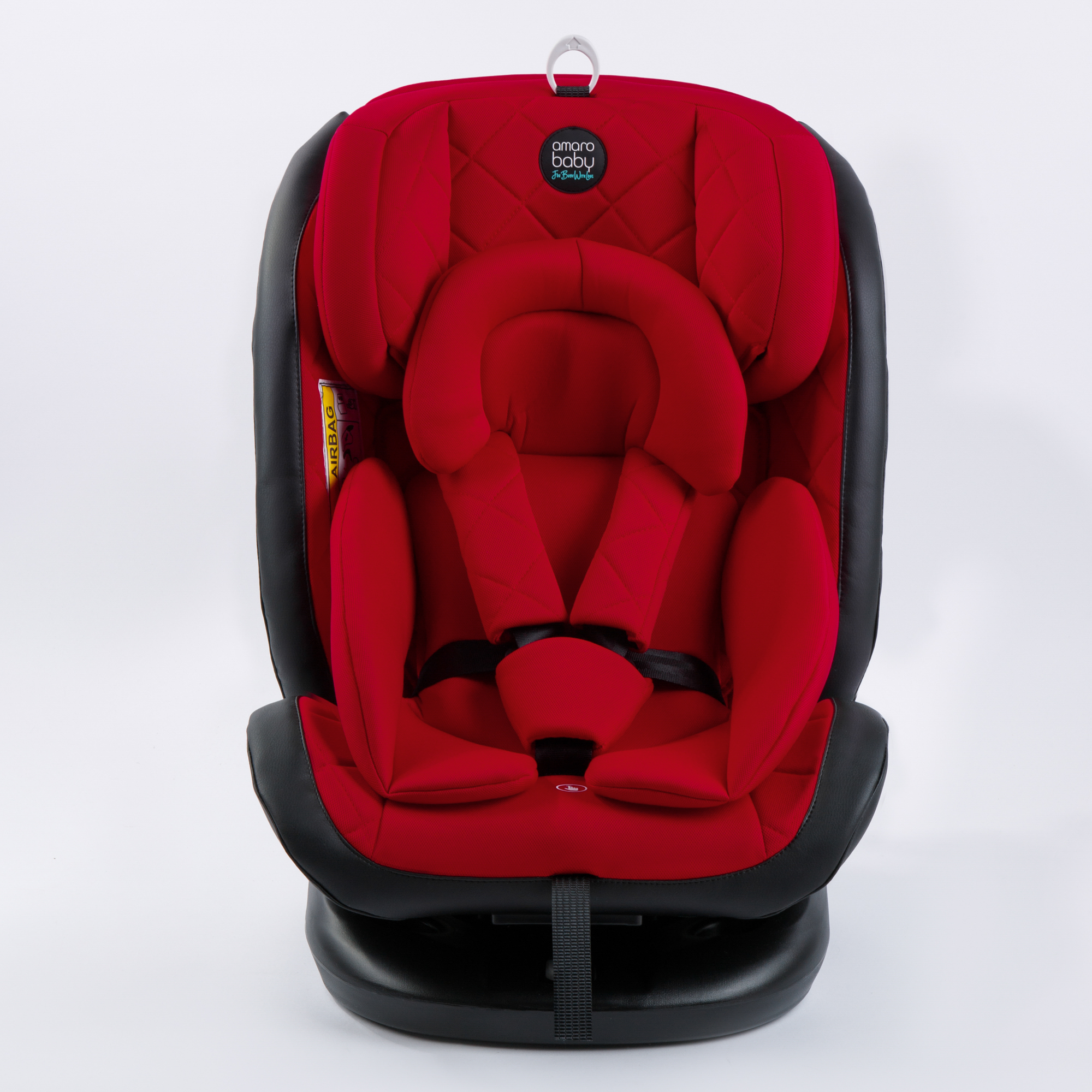 Автокресло Amarobaby Brilliant Isofix класс D группа 0+/1/2/3 Красный - фото 18