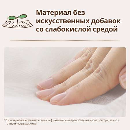 Подгузники Moony Natural S 4-8кг 60шт