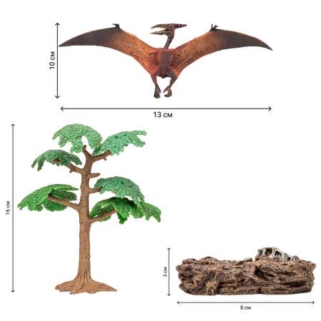 Набор фигурок Masai Mara Мир динозавров 7 предметов MM206-023