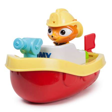 Игрушка для ванной Tomy Пожарный катер со звуковым пультом