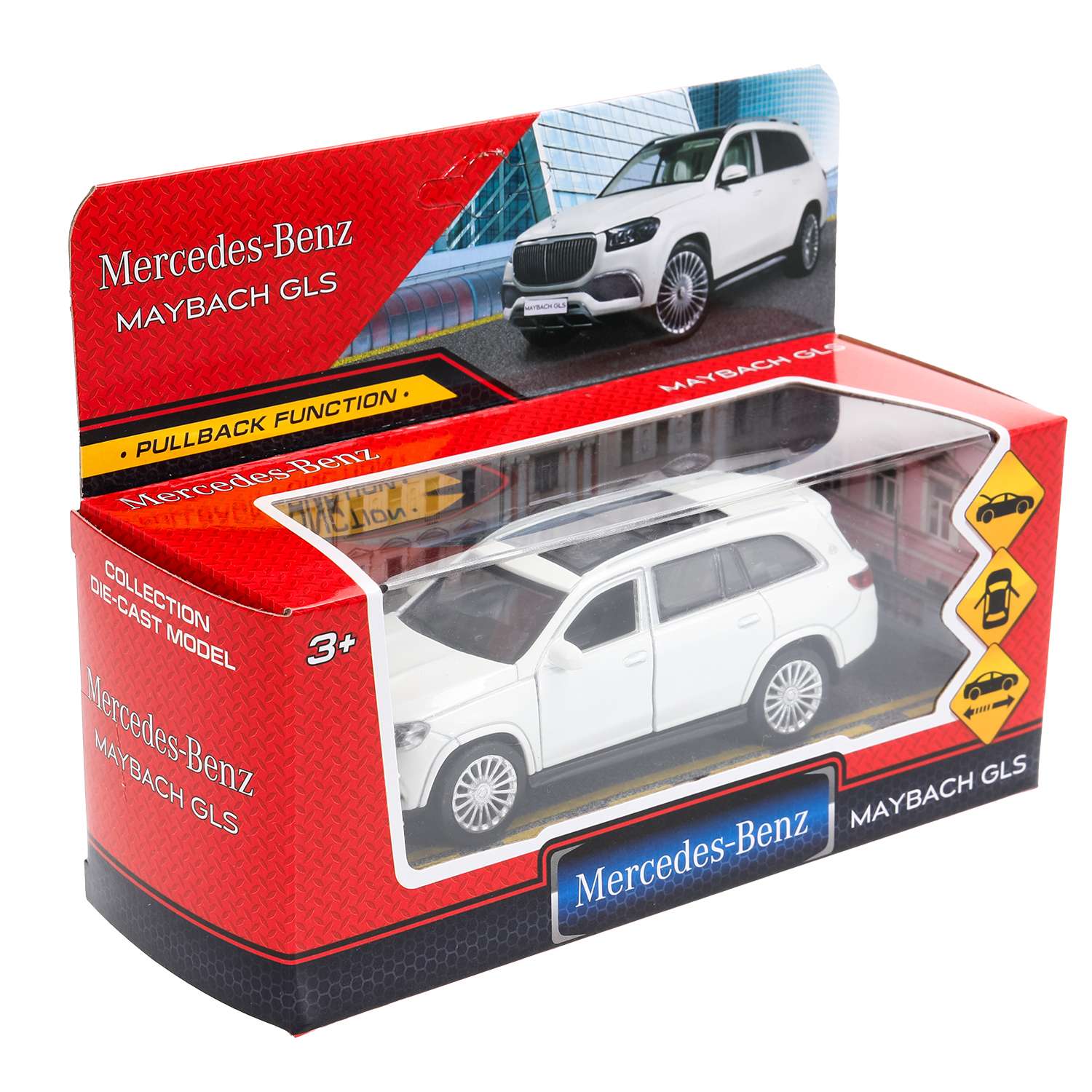 Автомобиль Huada Toys Mercedes Benz белый 384351 - фото 3