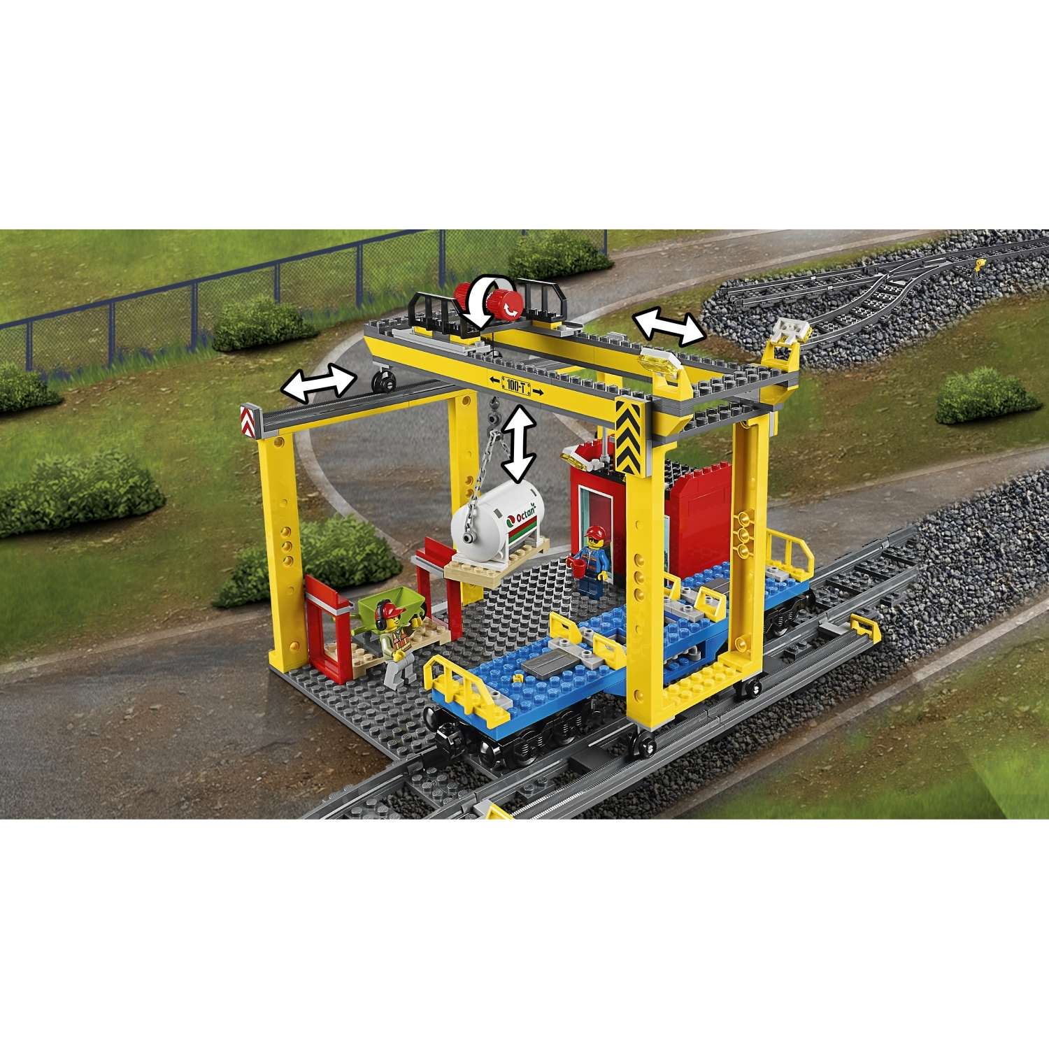 Конструктор LEGO City Trains Грузовой поезд (60052) - фото 5