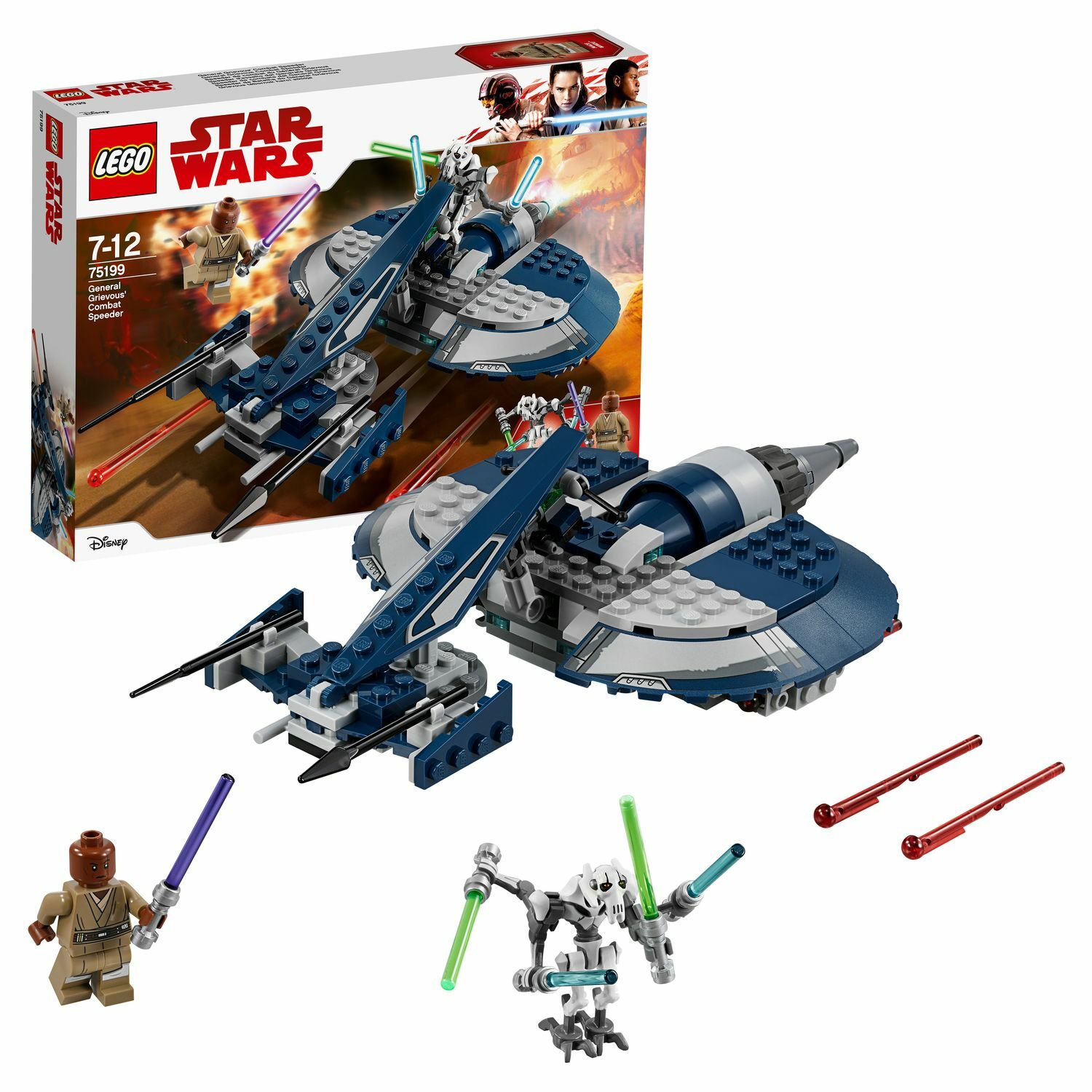 Конструктор LEGO Боевой спидер генерала Гривуса Star Wars TM (75199)