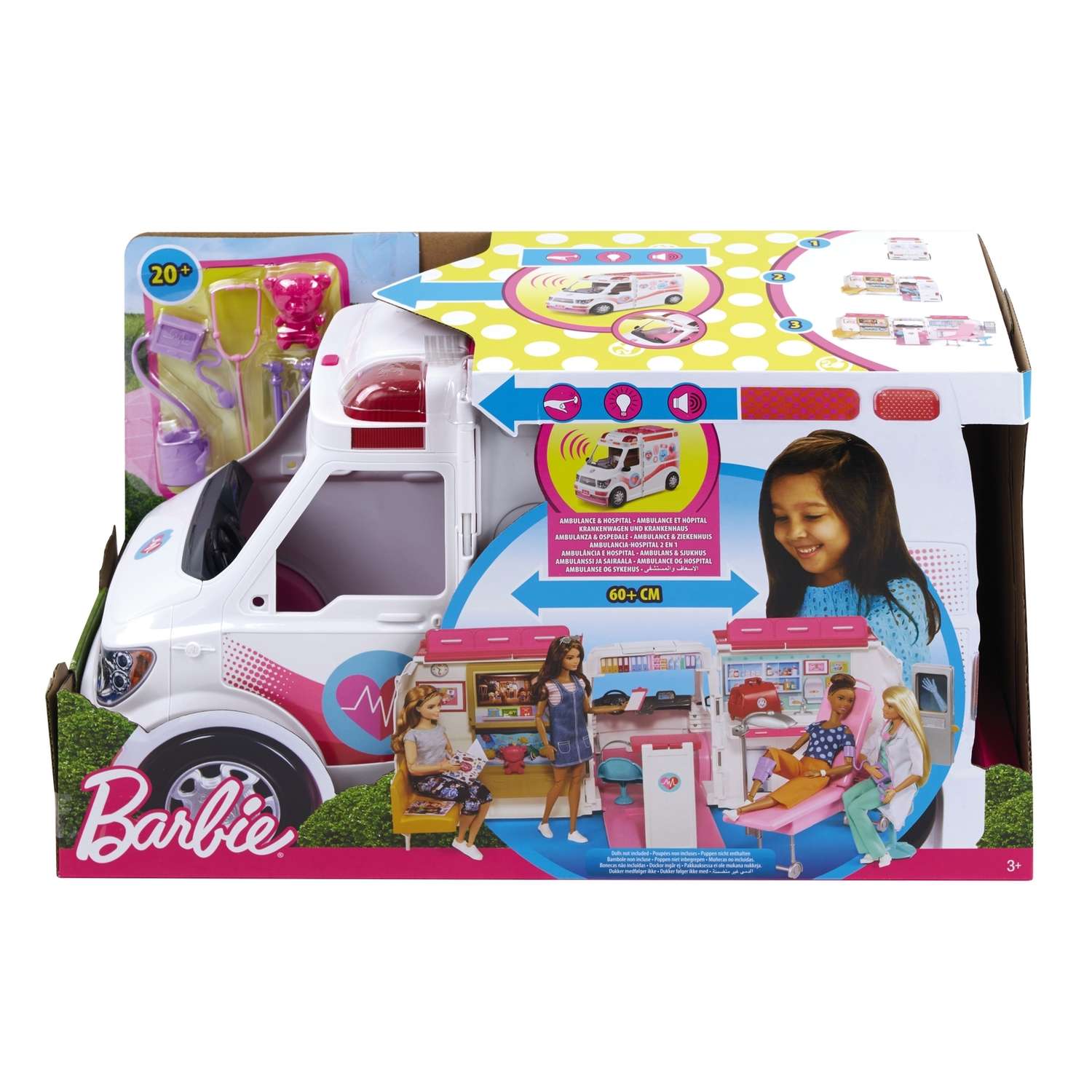 Машинка Barbie скорой помощи FRM19 - фото 2