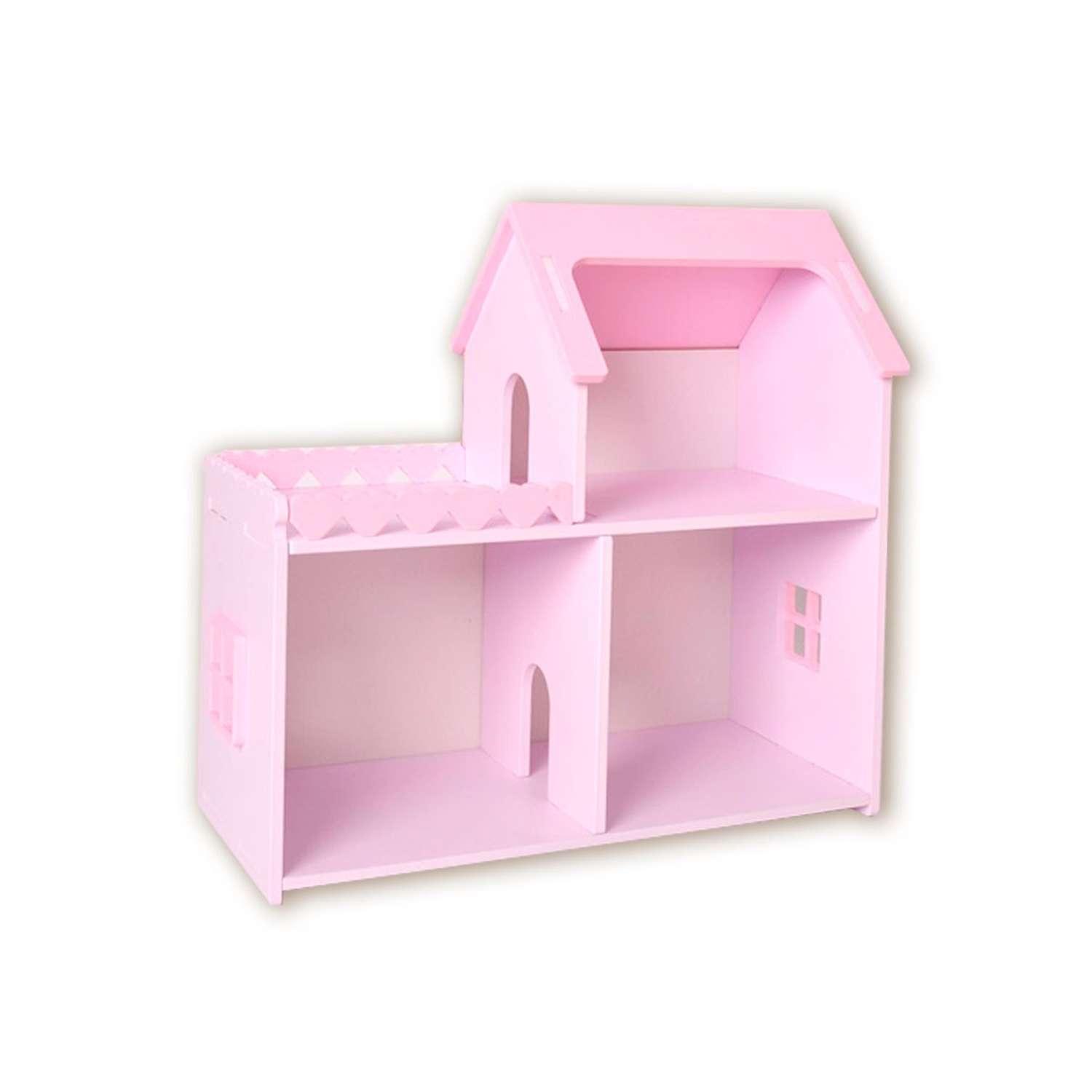 Кукольный домик Мини лиловый Pema kids Лилово-розовый. Материал МДФ МиниЛил-Роз - фото 2