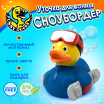 Игрушка Funny ducks для ванной Сноубордер уточка 1952