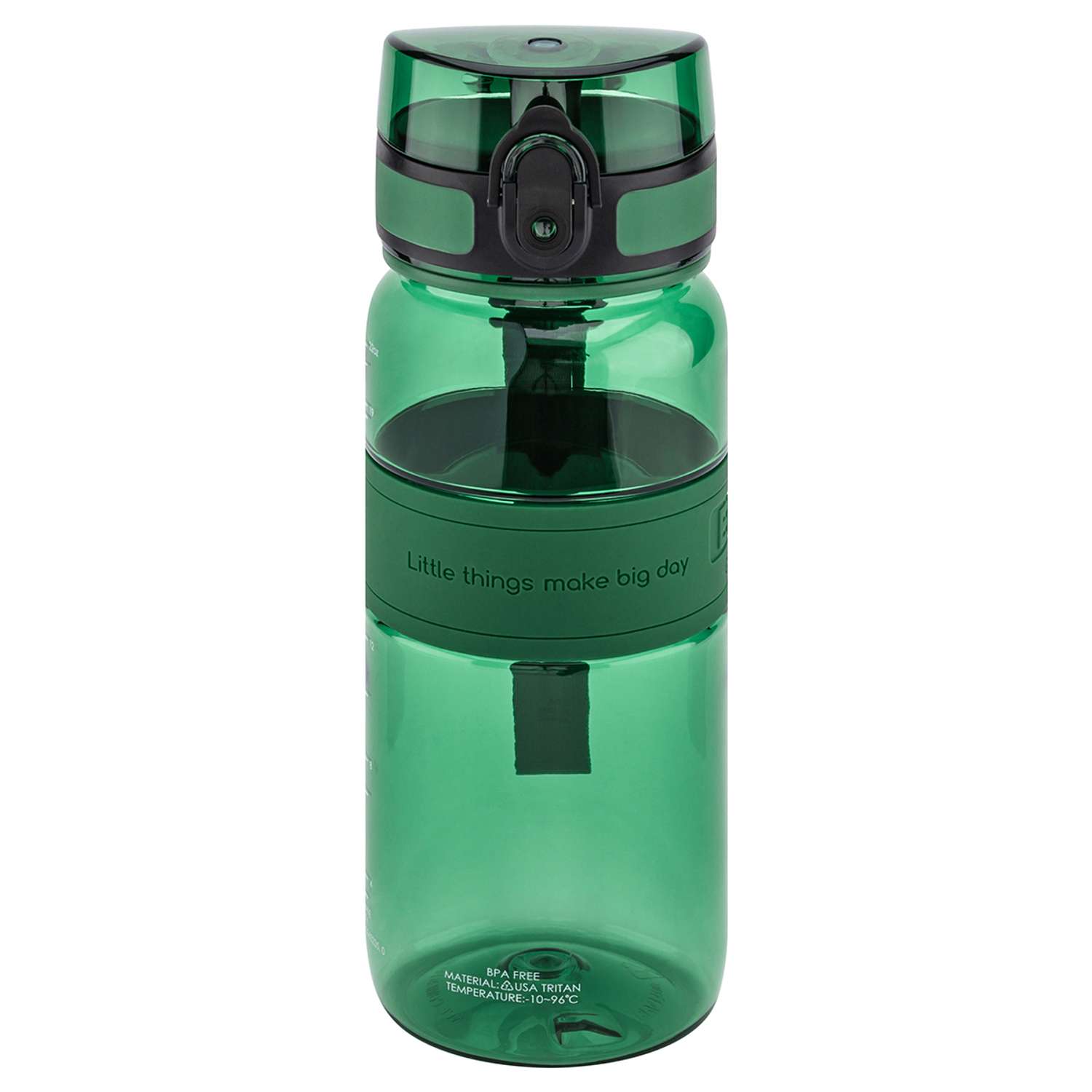 Бутылка для воды Elan Gallery 650 мл Water Balance хвойно-зеленая - фото 8