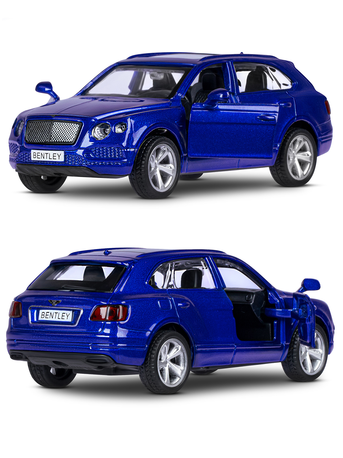 Автомобиль АВТОпанорама Bentley 1:43 инерционный JB1200142 - фото 6