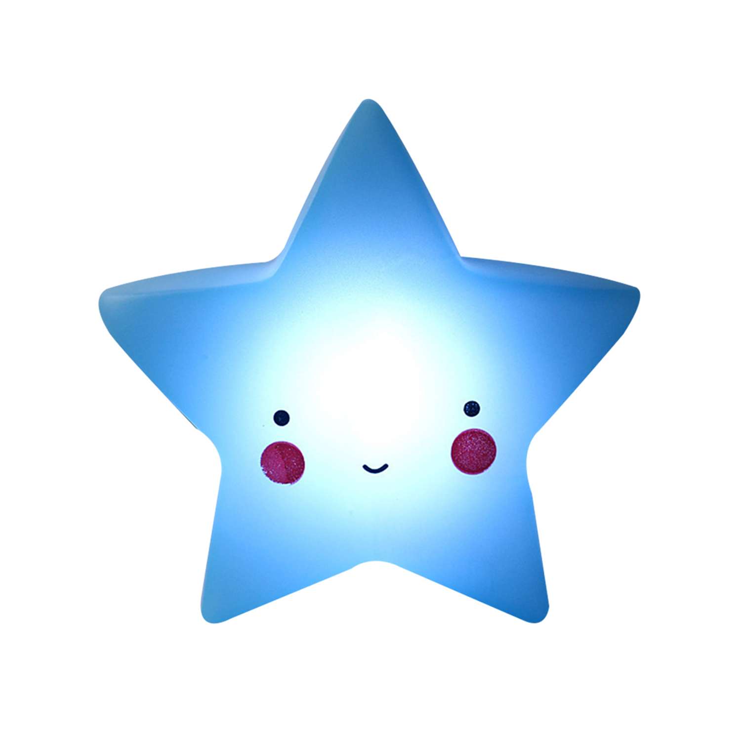 Лампа настольная светодиодная LATS ночник детский звезда голубая - фото 10