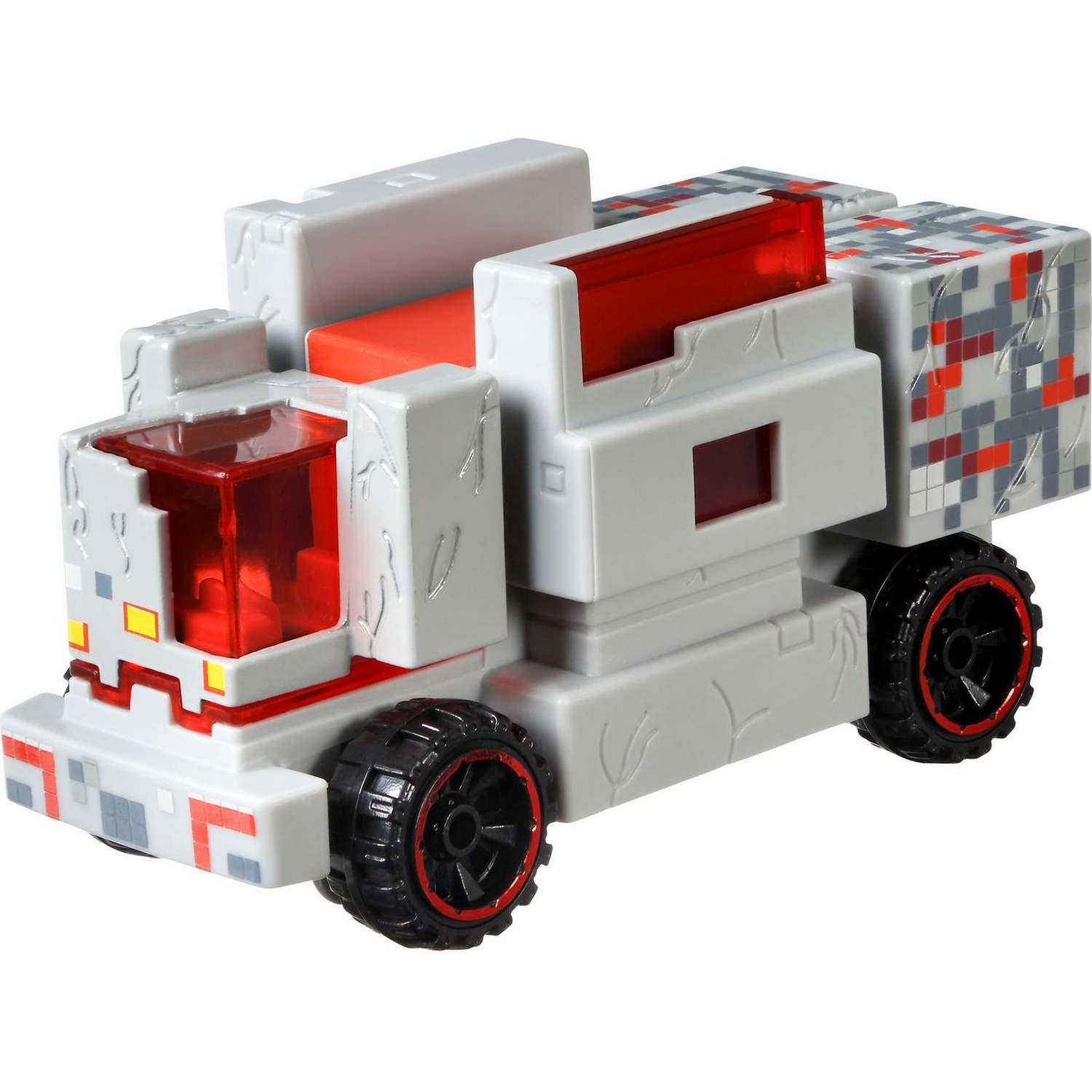 Машинка Hot Wheels Герои компьютерных игр Minecraft Чудовище Красного Камня GRM40 GJJ23 - фото 1