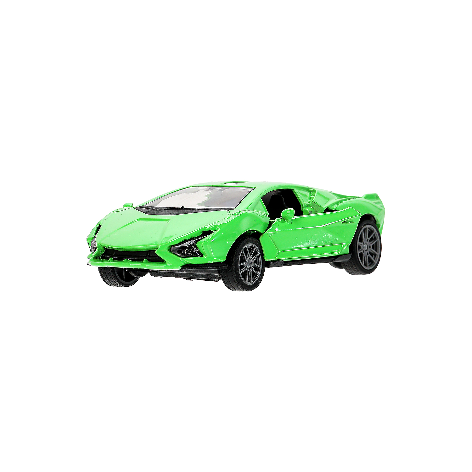 Автомобиль Huada Toys Lamborghini Sian зеленый 383275 - фото 4