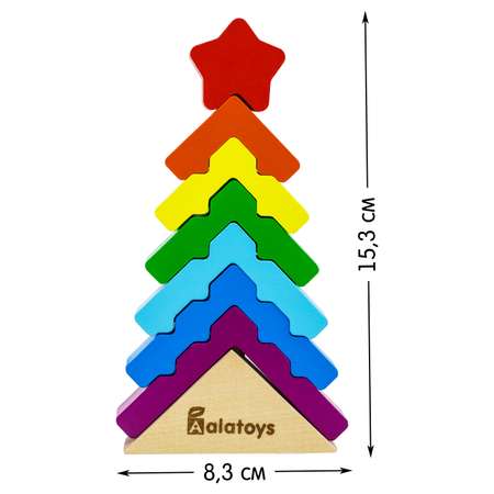 Пирамидка Алатойс Ёлочка ПЕ03