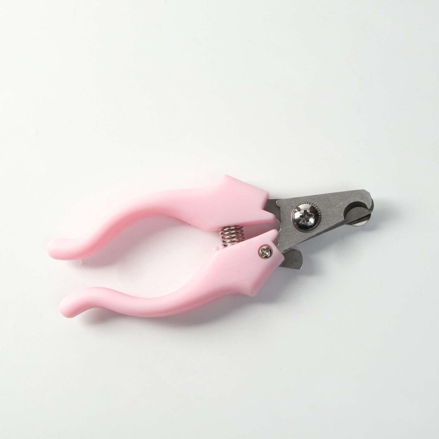Когтерез Пижон боковой малый с фигурными ручками отверстие 9 мм розовый - фото 1