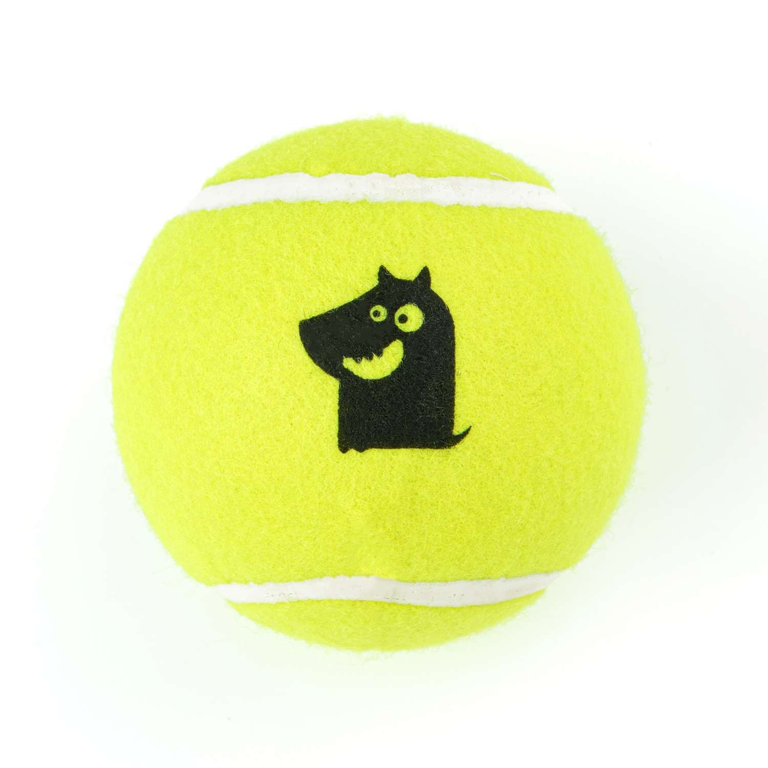 Игрушка для собак Mr.Kranch Теннисный мяч большой 10см Желтый - фото 1